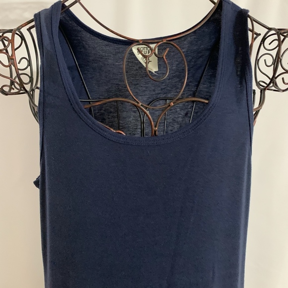 Navy Maxi Tank Dress - Picture 2 of 6